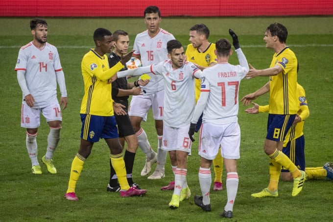 Thụy Điển là đối thủ lớn nhất của Tây Ban Nha ở bảng đấu này. Ảnh: Telegraph.