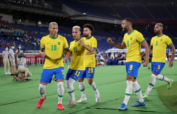 Richarlison là niềm hy vọng số một của U23 Brazil. 