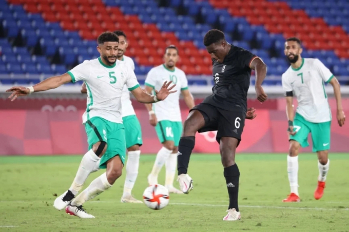 U23 Đức gặp quá nhiều khó khăn trước U23 Saudi Arabia. 