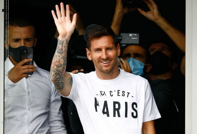 Lionel Messi chính thức đến với PSG. Ảnh: Marca.