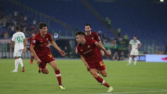 AS Roma thắng nhờ pha lập công ở phút 90+1 của El Shaarawy. Ảnh: AS.