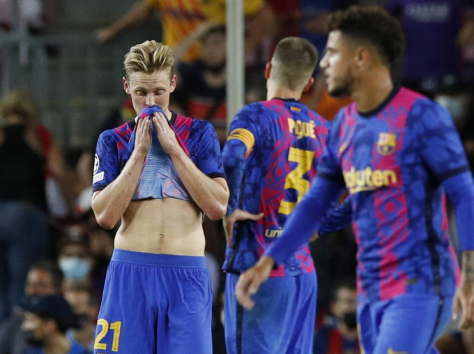 Barcelona thua thê thảm, lập kỷ lục đáng quên tại Champions League. Ảnh: AS.