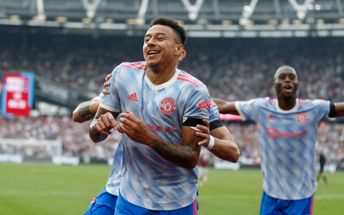 Jesse Lingard đang lấy lại phong độ tại Man United. Ảnh: Express.