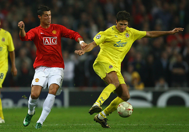 Ronaldo cũng chưa từng thắng Villarreal trong màu áo Man United. Ảnh: Express.