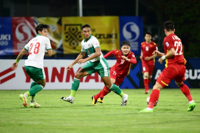 Đội tuyển Việt Nam cần một chiến thắng và hướng tới vòng Bán kết AFF Cup 2020. Ảnh: Thethao247.