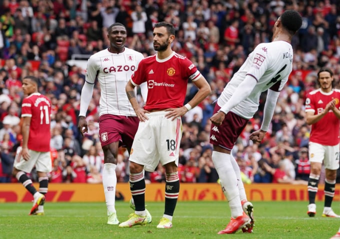 Aston Villa vs Man United là cơ hội để đội chủ nhà phục hận. Ảnh: Dailymail.