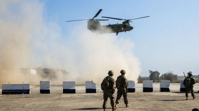 Quân đội Mỹ hoạt động ở Iraq. Ảnh: Getty Images.