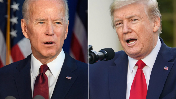 Tổng thống đắc cử Joe Biden và Tổng thống Donald Trump.