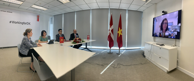 The signing was conducted virtually due to the recent Covid-19 development in Vietnam.