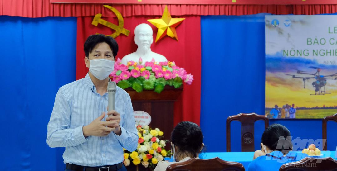 Nguyen Duc Tung, General Secretary of VIDA said that Vietnam's agriculture is capable of digital transformation if the relevant parties are willing to go together. Photo: Bao Thang.