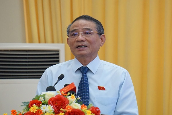 Ông Trương Quang Nghĩa, Bí thư Thành ủy TP. Đà Nẵng âm tính với virus SARS-COV-2. Ảnh: GH.