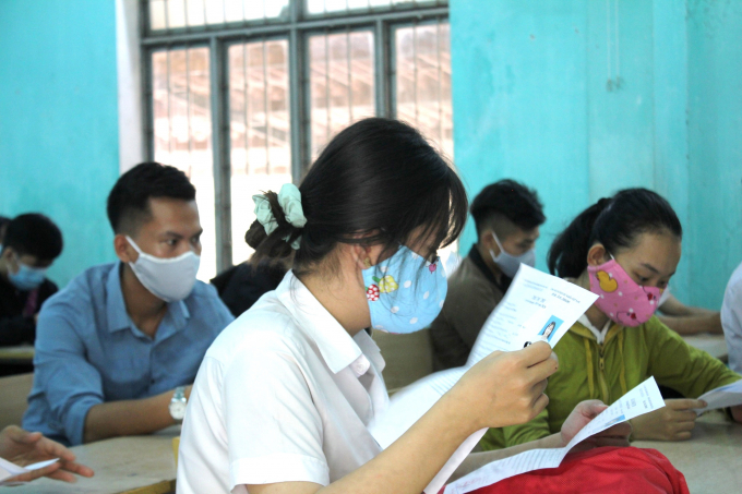 Các thí sinh ở Quảng Nam, Quảng Ngãi sẽ thi tốt nghiệp THPT trong 2 đợt để phòng chống dịch Covid-19. Ảnh: L.K.