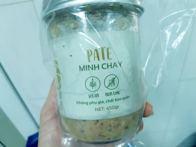 Sản phẩm pate Minh Chay mà các bệnh nhân nghi bị ngộ độc ở Quảng Nam đã sử dụng. Ảnh: BV. 