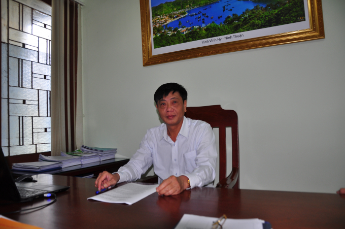 Ông Đặng Kim Cương, Giám đốc Sở NN-PTNT Ninh Thuận. Ảnh: M.P.