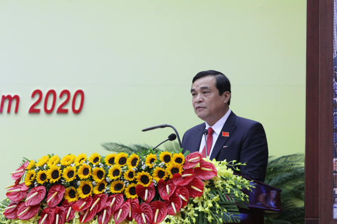 Ông Phan Việt Cường, Bí thư Tỉnh ủy Quảng Nam tái đắc cử trong nhiệm kỳ mới (2020 - 2025). Ảnh:  CN.