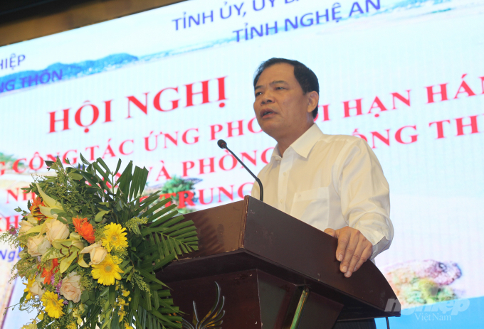 Bộ trưởng Bộ NN-PTNT Nguyễn Xuân Cường khẳng định diễn biến thời tiết đang hết sức khó lường. Ảnh: Việt Khánh.