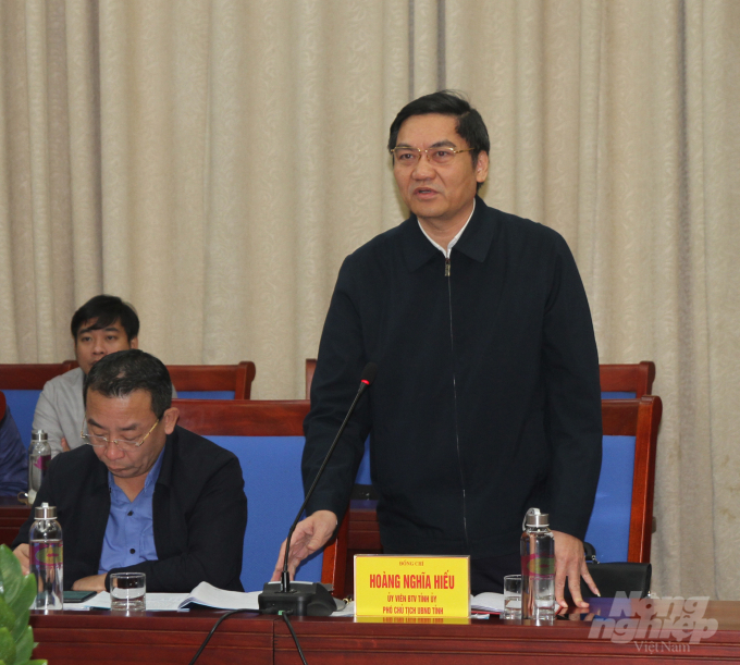Phó Chủ tịch Hoàng Nghĩa Hiếu khẳng định, Nghệ An sẽ triển khai những phương án phù hợp để ngành thủy sản địa phương phát triển ngày một bền vững hơn. Ảnh: VK.