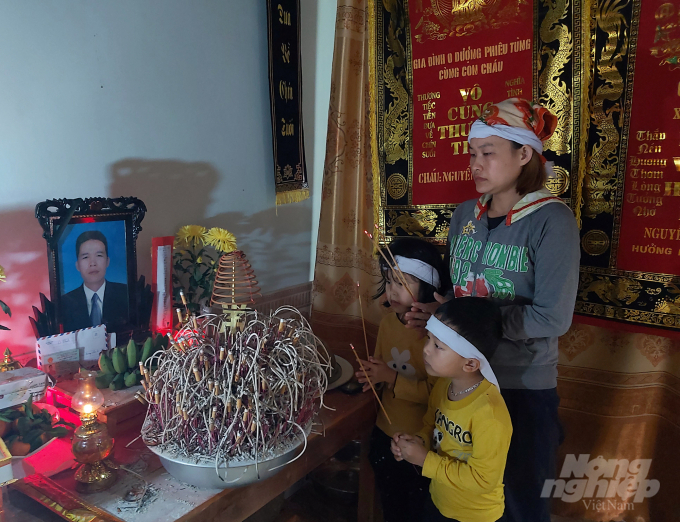 Gia đình suy sụp hoàn toàn sau cái chết của anh Nguyễn Đức Luật. Ảnh: Việt Khánh.