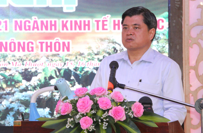 Thứ trưởng Bộ NN-PTNT Trần Thanh Nam phát biểu chỉ đạo hội nghị. Ảnh: Quang Yên.