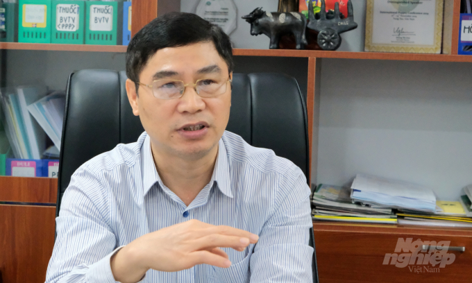 Mr. Nguyen Quy Duong, Deputy Director of the Plant Protection Department. Photo:  Duc Minh.