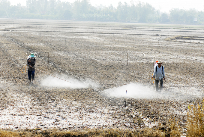 There are many scientific publications in the world about the effects of the herbicide Glyphosate on the environment and human health. Photo: Le Hoang Vu.