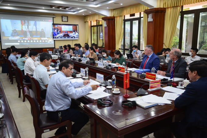 The forum was co-chaired by Deputy Minister Le Quoc Doanh of Vietnam Agriculture and Rural Development (MARD) and Secretary of Department of Agriculture, Water and the Environment Andrew Metcalfe. Photo: Tung Dinh.