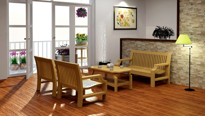 Vietnam ranks 3rd in the world in exporting wooden furniture. 