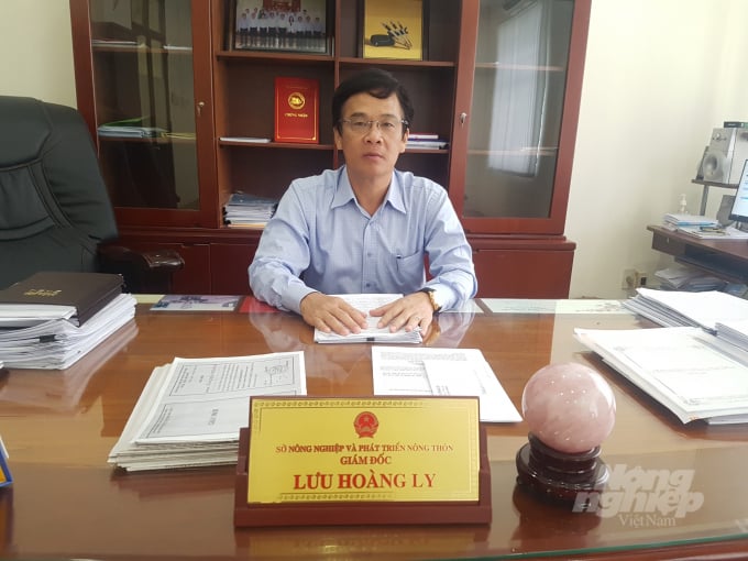 Ông Lưu Hoàng Ly, Giám đốc Sở NN-PTNt tỉnh Bạc Liêu. Ảnh: Trọng Linh.