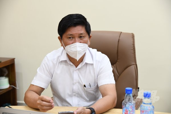Ông Lê Văn Sử, Phó Chủ tịch UBND tỉnh Cà Mau. Ảnh: Trọng Linh.