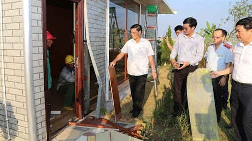 Năm 2019, Công ty Thâm Việt từng có công trình xây dựng trái phép và bị lãnh đạo UBND TP Hải Phòng từng yêu cầu phá bỏ. Ảnh: HP.