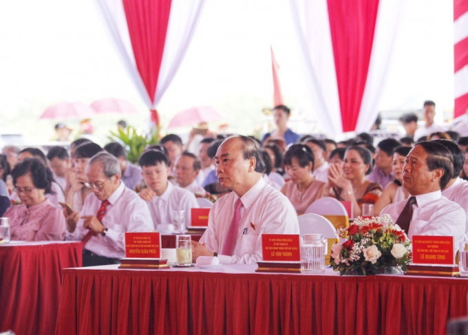 Thủ tướng Chính phủ Nguyễn Xuân Phúc tham dự lễ khởi công. Ảnh: TPHP.