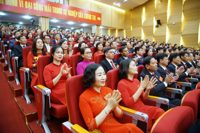 Tham dự Đại hội có 350 đại biểu chính thức đại diện cho 124.934 đảng viên của toàn Đảng bộ TP Hải Phòng. Ảnh: TTBC.
