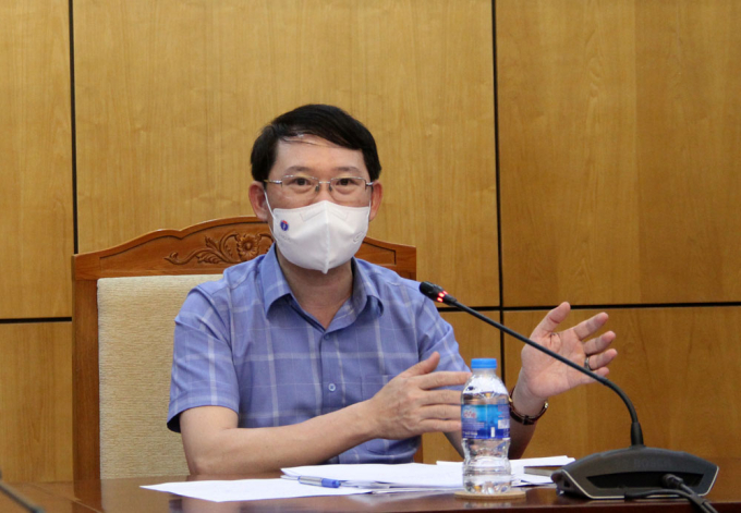 Ông Lê Ánh Dương - Chủ tịch UBND tỉnh Bắc Giang yêu cầu tạo điều kiện tốt nhất cho doanh nghiệp hoạt động trở lại nhưng phải đảm bảo các quy định phòng chống dịch Covid-19. Ảnh: BBG.