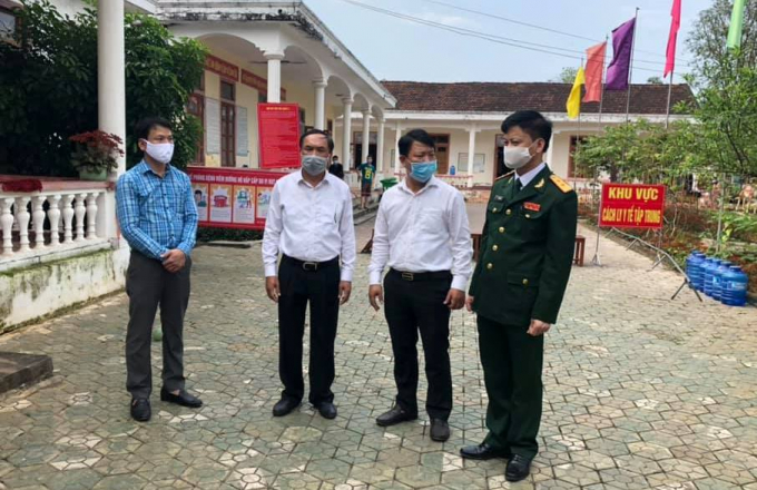 Khu cách ly tập trung được huyện Can Lộc bố trí tại các Trường mầm non và Trạm y tế của 18/18 xã, thị trấn. Ảnh: Hồng Hải. 