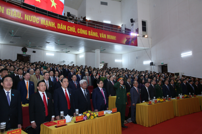 Tham dự Đại hội có 347 đại biểu chính thức đại diện cho gần 99.000 đảng viên trên toàn tỉnh. Ảnh: Gia Hưng.