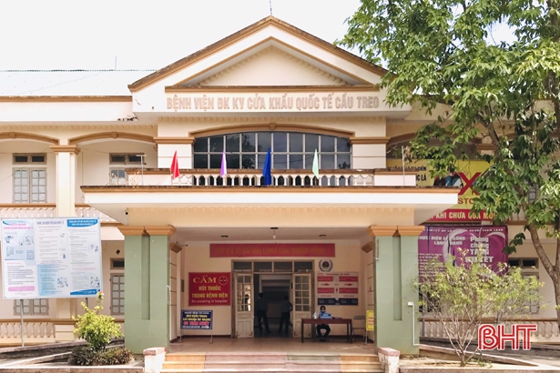 Bệnh viện đa khoa khu vực Cửa khẩu Quốc tế Cầu Treo - nơi điều trị bệnh nhân dương tính Covid-19 của tỉnh Hà Tĩnh. Ảnh: BHT. 