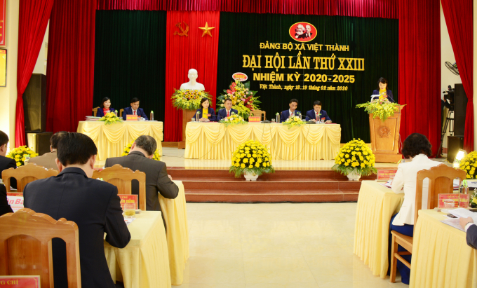 Xã Việt Thành được tỉnh Yên Bái chọn để tổ chức đại hội điểm. Ảnh: Thái Sinh.