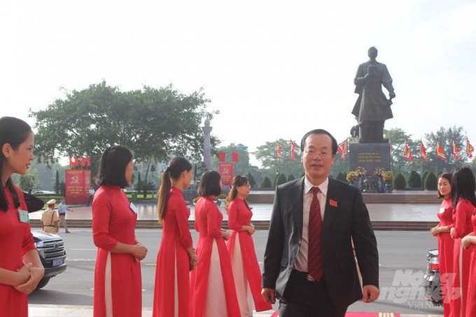 Ủy viên Trung ương Đảng, Bộ trưởng Bộ Xây dựng Phạm Hồng Hà, nguyên Bí thư Tỉnh ủy Nam Định. Ảnh: Mai Chiến.