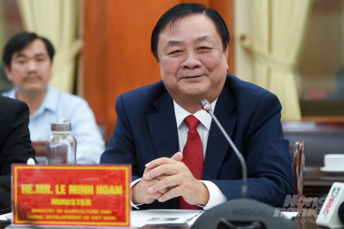 Bộ trưởng Lê Minh Hoan khẳng định quan điểm của Việt Nam về một nền nông nghiệp có trách nhiệm. Ảnh: Tùng Đinh.
