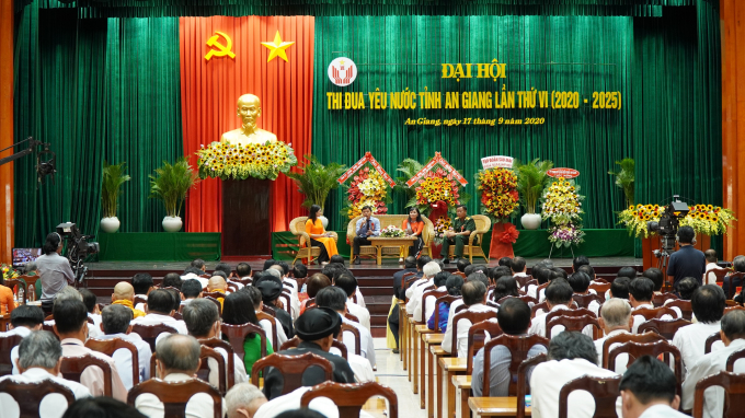 Anh Đinh Phú Hiệp tham dự Đại hội thi đua yêu nước tỉnh An Giang năm 2020.