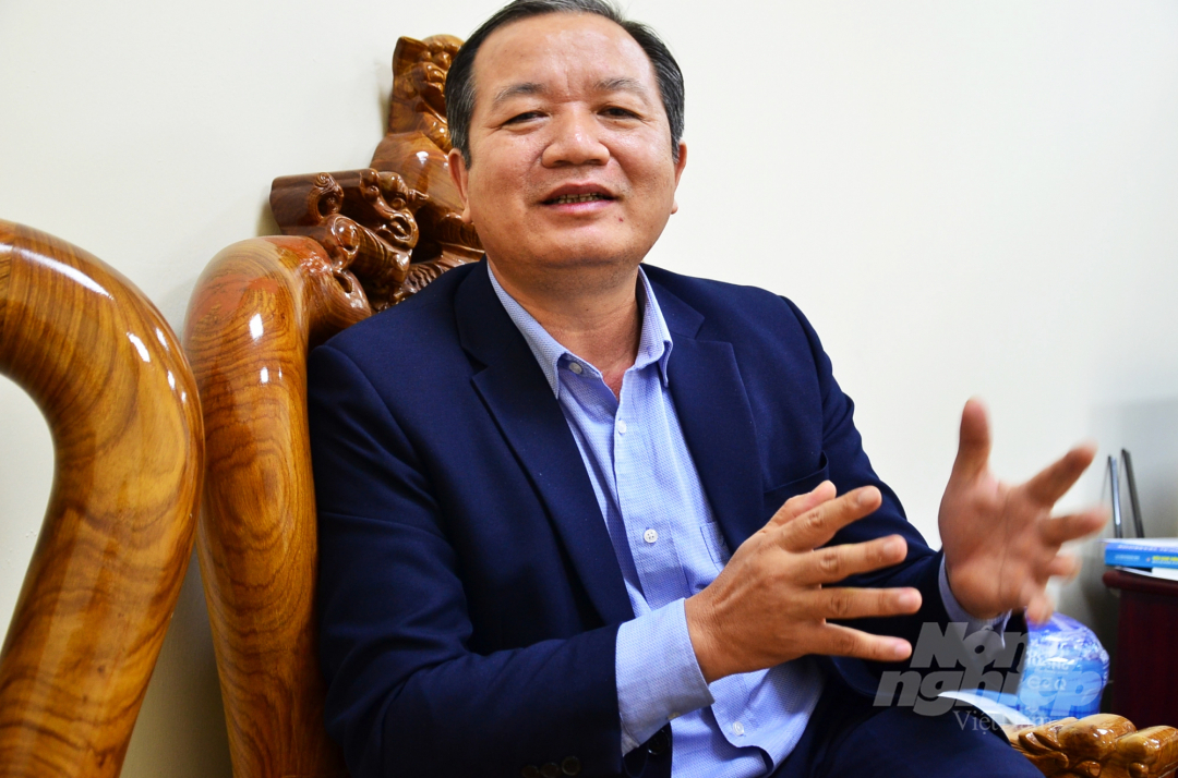 Anh Lê Bá Thành - Phó Giám đốc Sở NN-PTNT Bắc Giang: 'Nếu nói mong muốn thì chúng tôi mong muốn rất nhiều. Phải nói đây là sự cập nhật'.