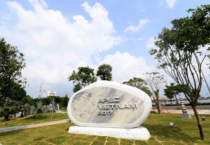Vườn tượng APEC đã trở thành một điểm nhấn không gian đô thị Đà Nẵng.