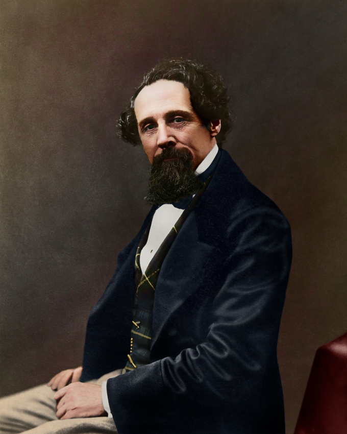 Văn hào Charles Dickens, tác giả của 'Giáng Sinh yêu thương'.