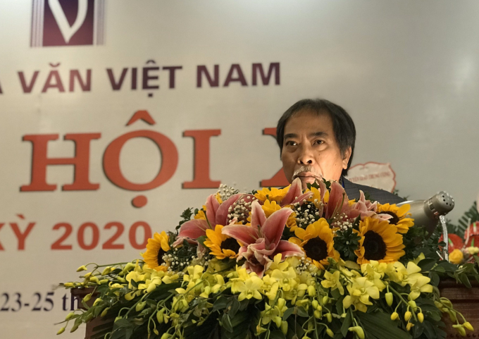 Nhà thơ Nguyễn Quang Thiều - Chủ tịch Hội Nhà văn Việt Nam.
