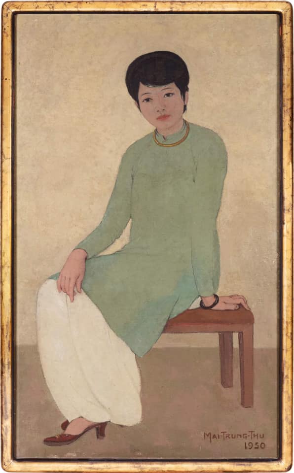 'Chân dung cô Phượng' của họa sĩ Mai Trung Thứ (1906-1980).