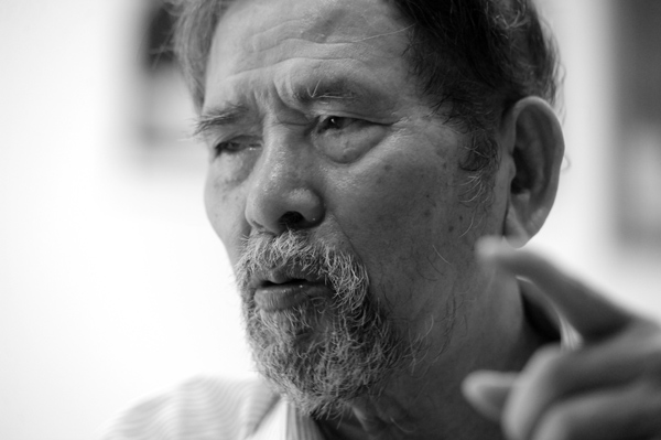 Nhà văn Lê Lựu đau yếu nhiều năm gần đây.