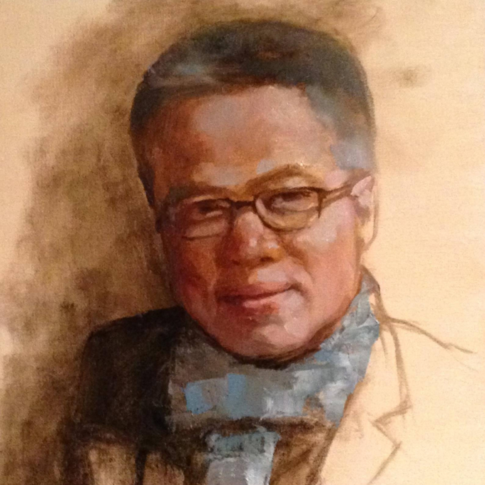 Giáo sư Ngô Bảo Châu qua nét vẽ Trịnh Lữ.