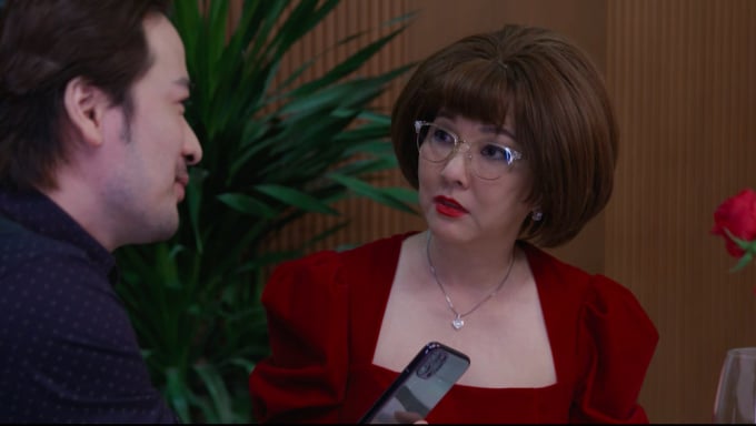 Diễn viên Phương Dung đóng vai bà Bảy Hường trong 'Sống ảo mất thật'.