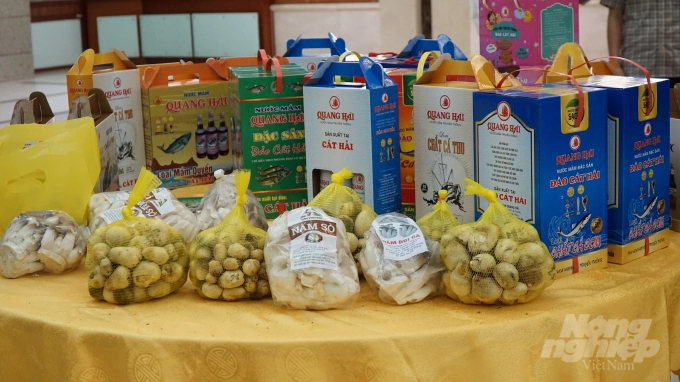  OCCP products on display in northern city of Hai Phong. Photo: Dinh Muoi.