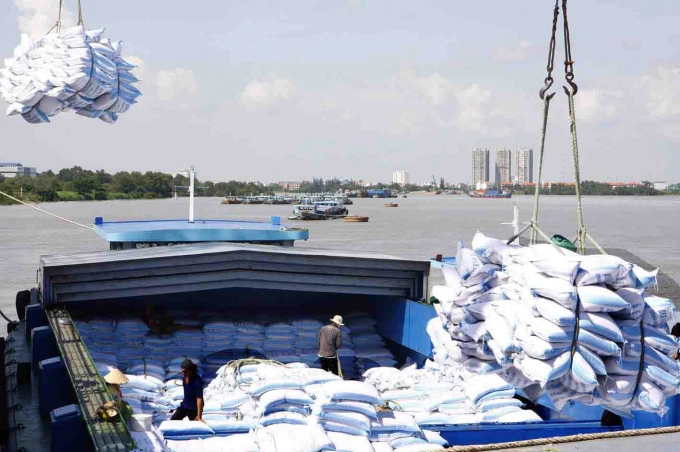 Vietnam rice exports to the Philippines exceeded the US$ 1 billion mark for the first time last year. Photo: Vinafood 2.